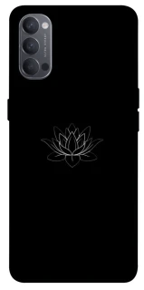 Чохол на Oppo Reno 4 Black Lotus фото 1 з 1