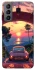 Чехол на Samsung Galaxy S21 FE Porsche at sunset фото 1 из 1
