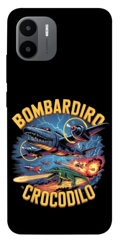 Чехол на Xiaomi Redmi A1+ / Poco C50 / A2+ Bombardino Crocodilo v2 фото 1 из 1