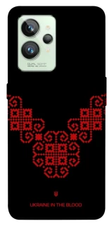 Чохол на Realme GT2 Чорно-червона вишиванка фото 1 з 1