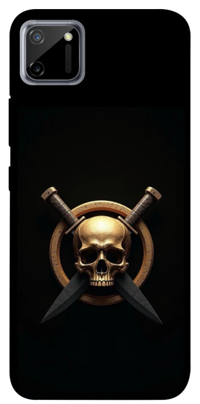Чохол на Realme C11 Golden Skull фото 1 з 1
