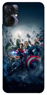 Чехол на TECNO Spark 9 Pro (KH7n) Marvel heroes фото 1 из 1