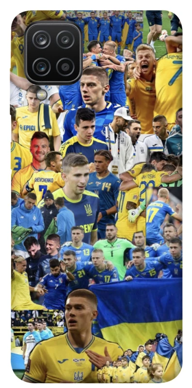 Чохол на Samsung Galaxy A12 UA-Football ver.6 фото 1 з 1