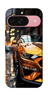 Чохол на Google Pixel 9 Golden sports car фото 1 з 1
