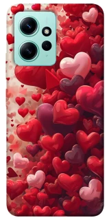 Чехол на Xiaomi Redmi Note 12 4G Many hearts фото 1 из 1