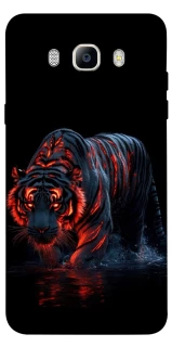 Чехол на Samsung J710F Galaxy J7 (2016) fire tiger фото 1 из 1