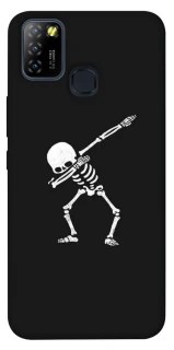 Чохол на Infinix Hot 10 Lite Halloween skeleton фото 1 з 1