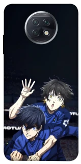 Чехол на Xiaomi Redmi Note 9 5G / Note 9T Blue Lock v2 фото 1 из 1