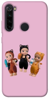 Чохол на Xiaomi Redmi Note 8 Cat Cafe Trio фото 1 з 1
