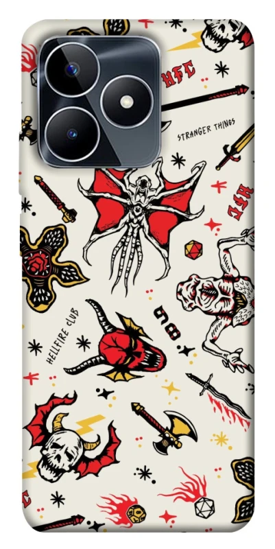 Чехол на Realme C53 Stranger Things ver.2 фото 1 из 1