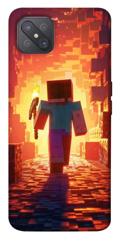 Чехол на Oppo A92s Minecraft adventure фото 1 из 1