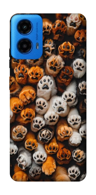 Чохол на Motorola Moto G45 Сat paws фото 1 з 1