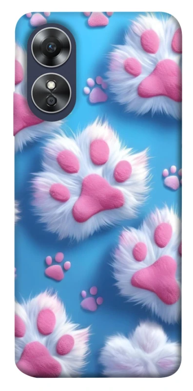 Чохол на Oppo A17 Cat paw фото 1 з 1