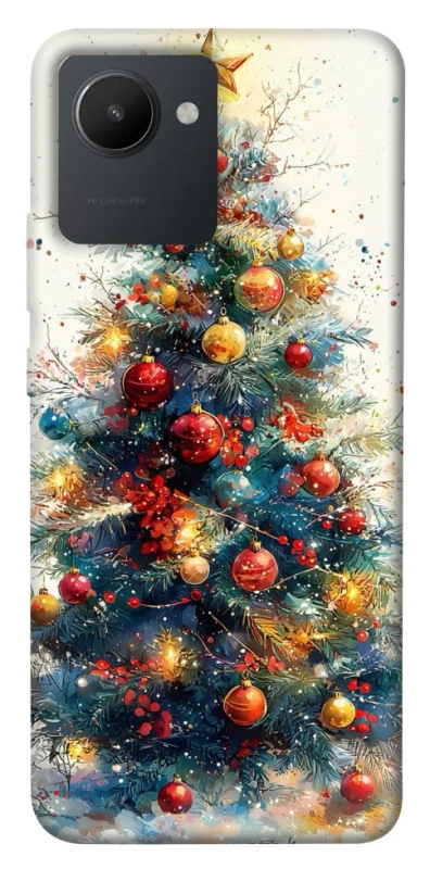 Чехол на Realme C30s Новогодний v36 фото 1 из 1