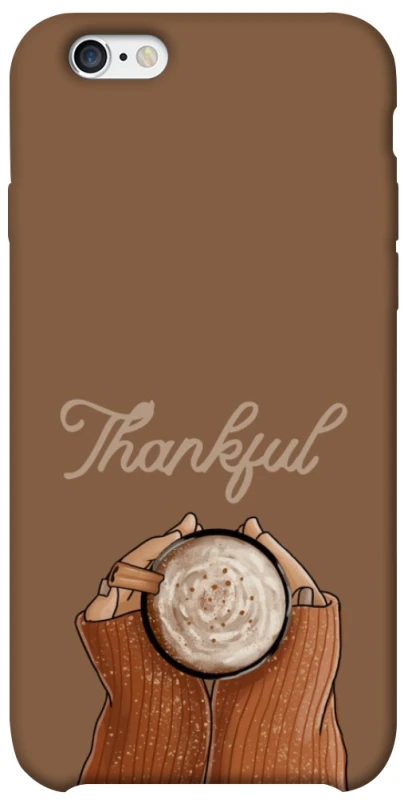 Чехол на Apple iPhone 6/6s (4.7") Thankful coffee фото 1 из 1