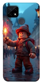 Чохол на Realme C21 Roblox Fire Logo Blue Flames фото 1 з 1