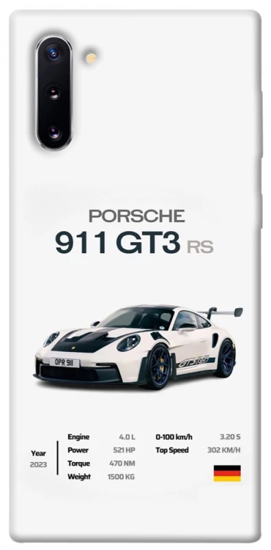 Чехол на Samsung Galaxy Note 10 Porsche 911 GT3 фото 1 из 1
