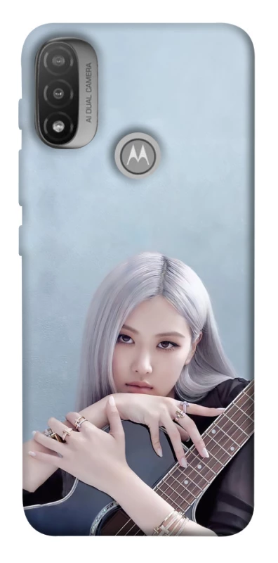 Чехол на Motorola Moto E20 Rosé - BLACKPINK фото 1 из 1