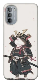 Чохол на Motorola Moto G31 Samurai Cat Warrior фото 1 з 1