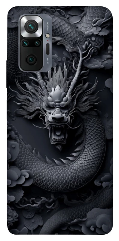 Чехол на Xiaomi Redmi Note 10 Pro black dragon фото 1 из 1