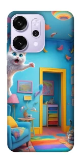 Чохол на Oppo Reno 14 Pro crazy cat фото 1 з 1