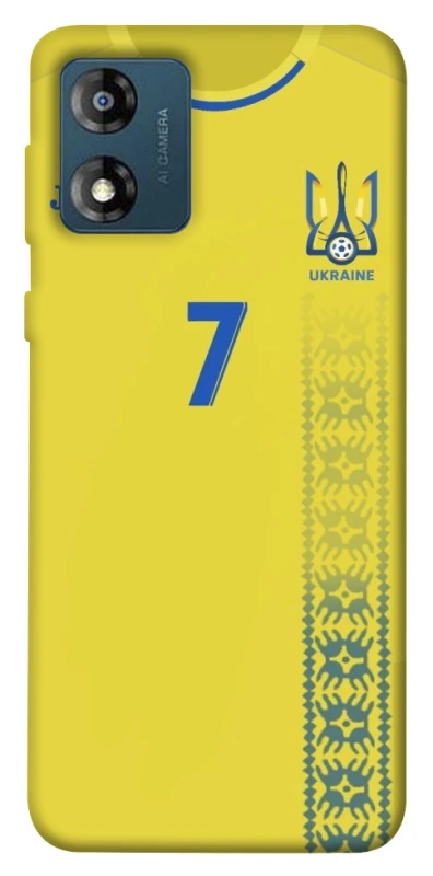 Чохол на Motorola Moto E13 UA-Football ver.3 фото 1 з 1