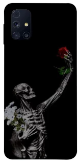 Чехол на Samsung Galaxy M31s Skeleton vs Rose фото 1 из 1