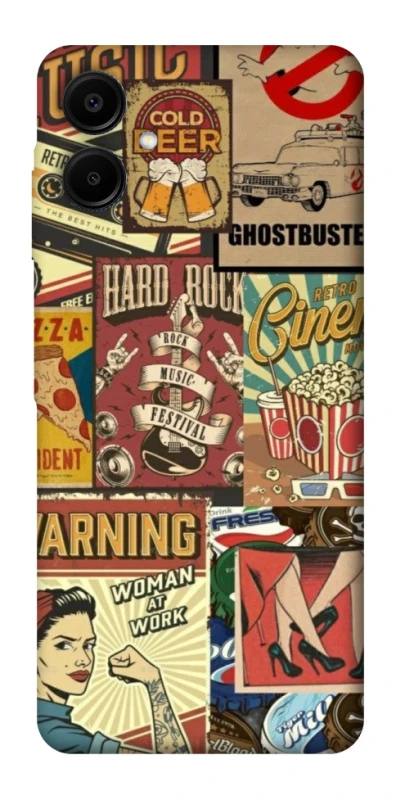 Чохол на Samsung Galaxy A06 Retro collage ver.2 фото 1 з 1