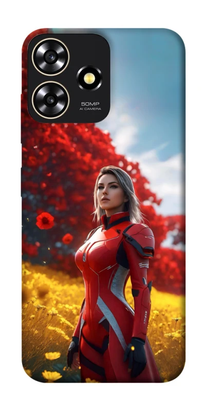 Чохол на ZTE Blade A73 4G Cyber space girl ver.5 фото 1 з 1