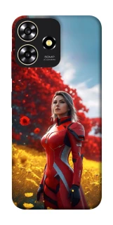 Чехол на ZTE Blade A73 4G Cyber space girl ver.5 фото 1 из 1