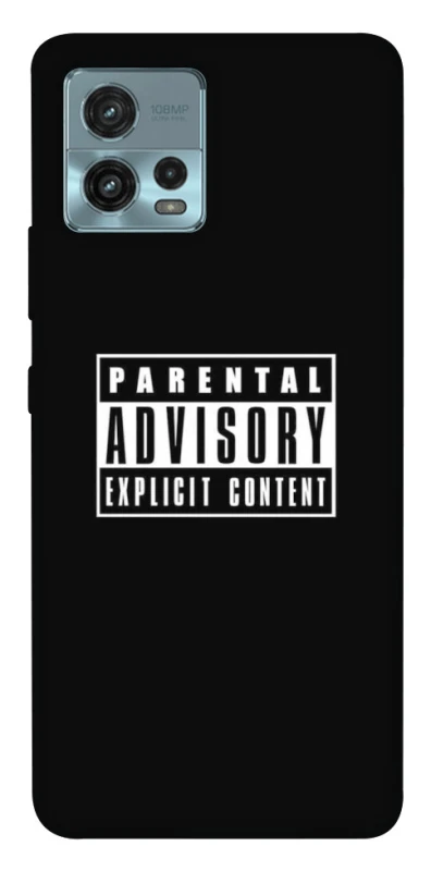 Чохол на Motorola Moto G72 Parental Advisory Label фото 1 з 1