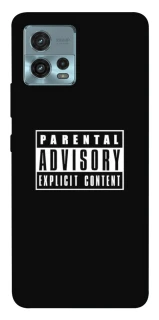 Чохол на Motorola Moto G72 Parental Advisory Label фото 1 з 1