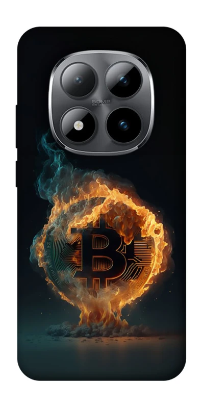 Чохол на Xiaomi Redmi Note 15 Pro 5G Fire Bitcoin фото 1 з 1