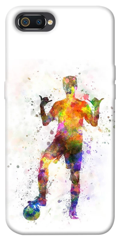 Чохол на Realme C2 Football Player v3 фото 1 з 1