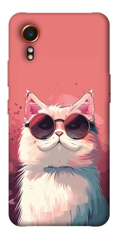 Чохол на Samsung Galaxy Xcover7 Сat with glasses фото 1 з 1