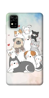Чохол на ZTE Blade A31 Funny Pets ver.2 фото 1 з 1