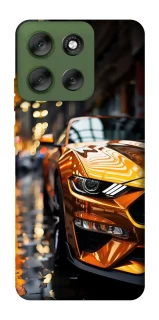 Чохол на Motorola Moto G56 5G Golden sports car фото 1 з 1
