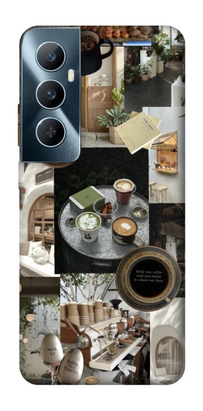 Чохол на Realme C65 4G Coffee collage ver.4 фото 1 з 1