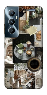 Чехол на Realme C65 4G Coffee collage ver.4 фото 1 из 1