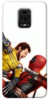 Чехол на Xiaomi Redmi Note 9s / Note 9 Pro / Note 9 Pro Max Deadpool and Wolverine фото 1 из 1