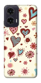 Чехол на Motorola Moto G35 Pretty hearts фото 1 из 1