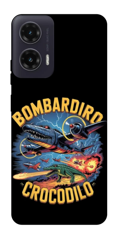 Чохол на Motorola Moto G35 Bombardino Crocodilo v2 фото 1 з 1