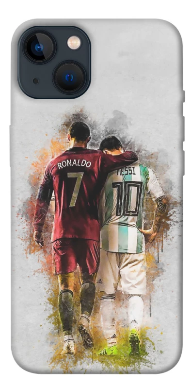 Чохол на Apple iPhone 13 (6.1") Ronaldo та Messi фото 1 з 1
