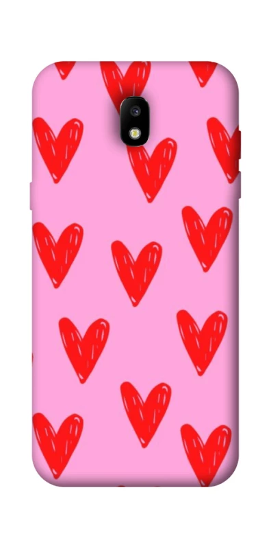 Чохол на Samsung Galaxy J5 (2017) Red hearts 2 фото 1 з 1