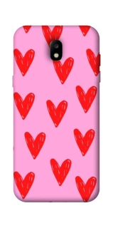 Чехол на Samsung Galaxy J5 (2017) Red hearts 2 фото 1 из 1