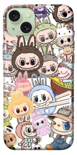 Чохол на Apple iPhone 15 Plus (6.7") All Labubus фото 1 з 1