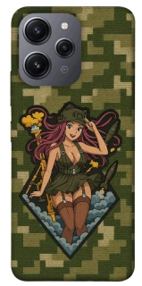 Чехол на Xiaomi Redmi 12 Military Waifu фото 1 из 1