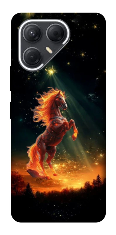 Чохол на TECNO Pova 7 Red Fire Horse ver.2 фото 1 з 1