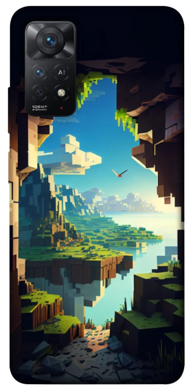 Чехол на Xiaomi Redmi Note 11 Pro 4G/5G Minecraft sunrise фото 1 из 1