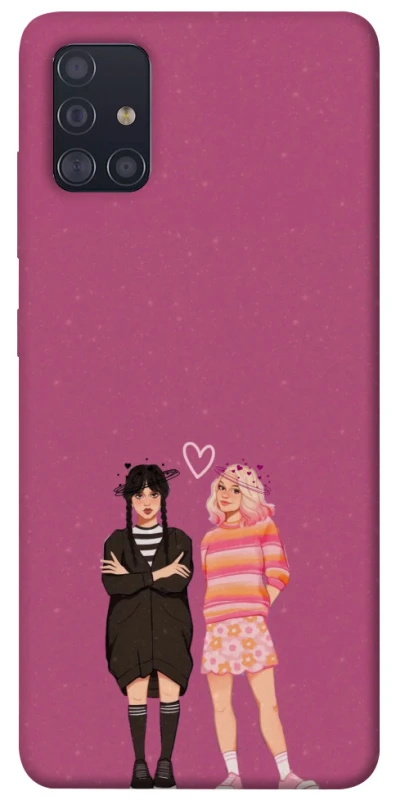 Чохол на Samsung Galaxy A51 Raven & Rainbow Wednesday фото 1 з 1